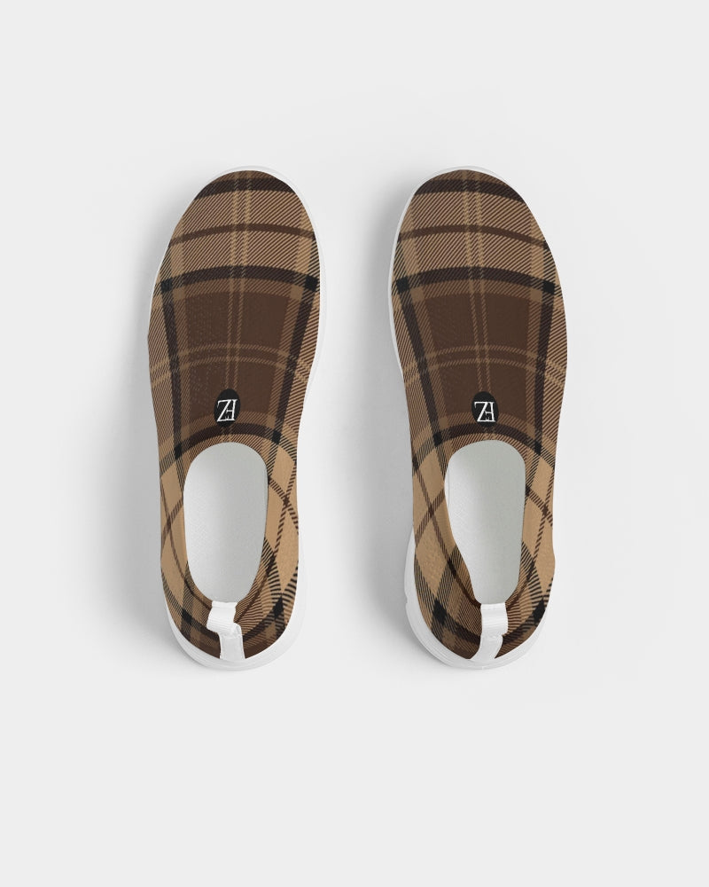 fz plaid women's slip-on flyknit shoe