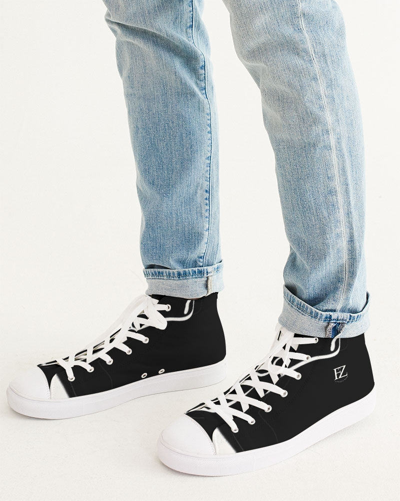 bull men's hightop canvas shoe