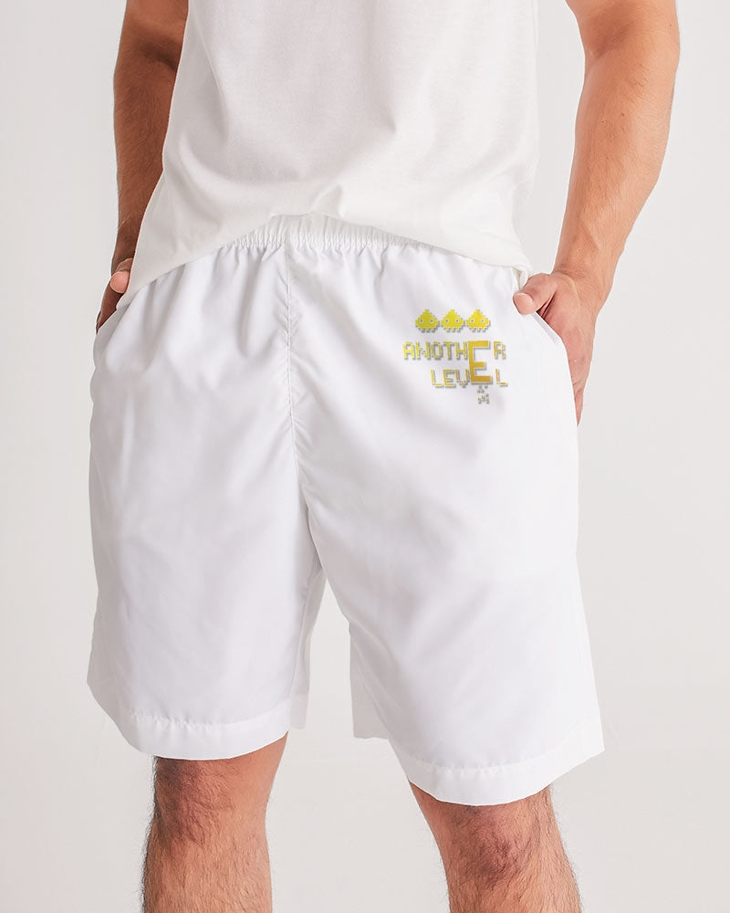 white zone men's jogger shorts