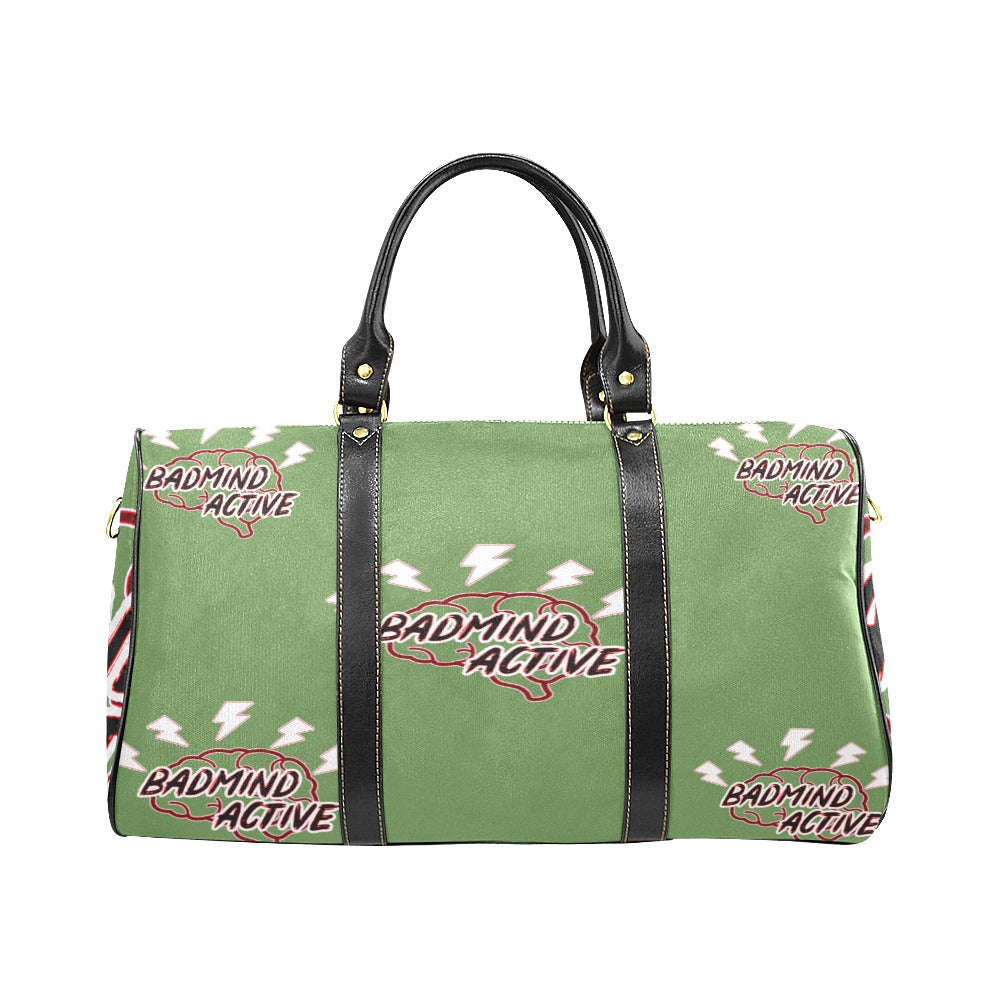 fz mind travel bag one size / fz mind travel bag - green travel bag (black) (model1639)