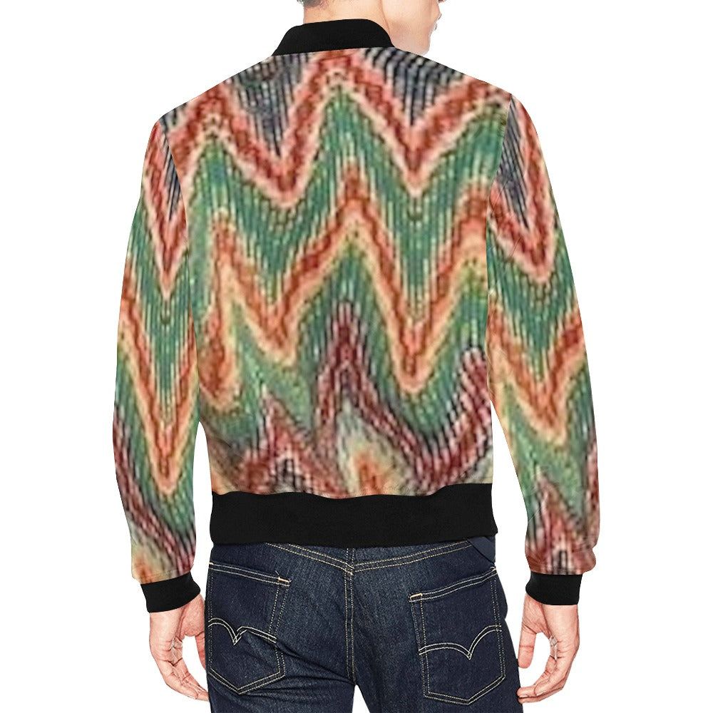 fz men's designer jacket- maze men's all over print casual jacket (model h19)