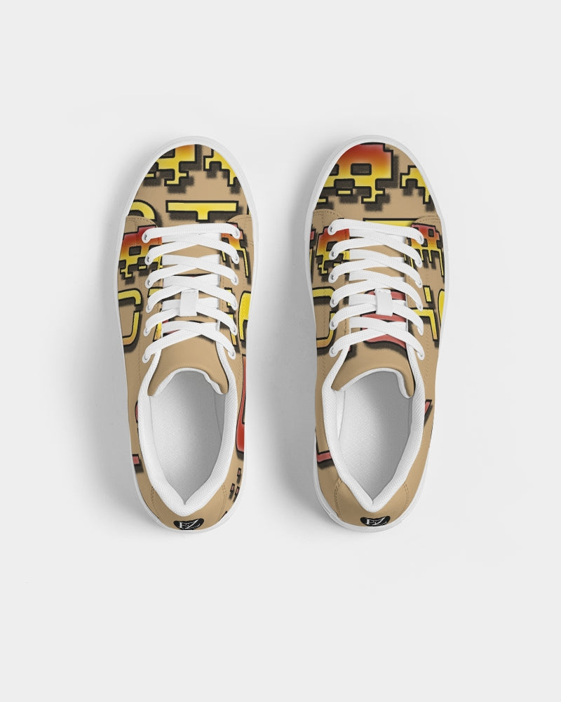 grounded flite men's faux-leather sneaker