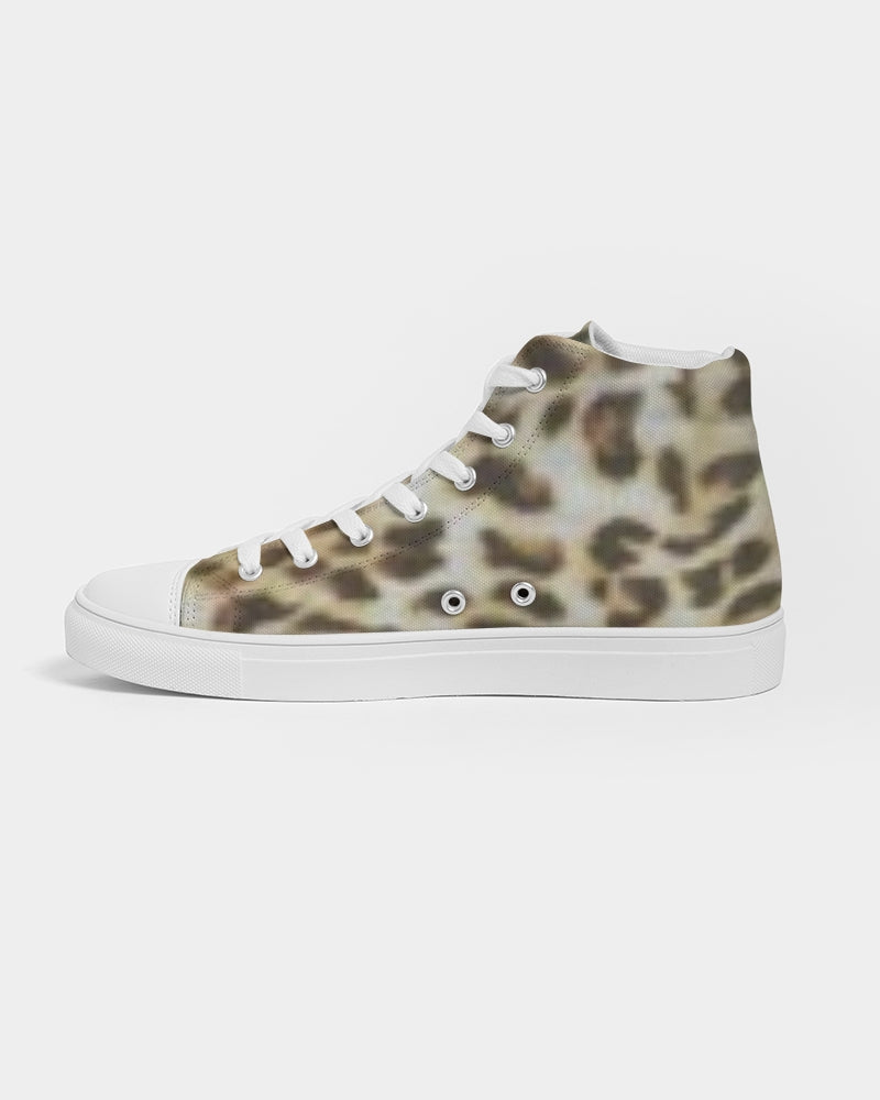 fz leopard zone men's hightop canvas shoe