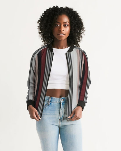 fz stripe zone women's bomber jacket