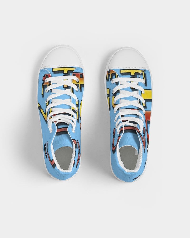 blue sky zone men's hightop canvas shoe