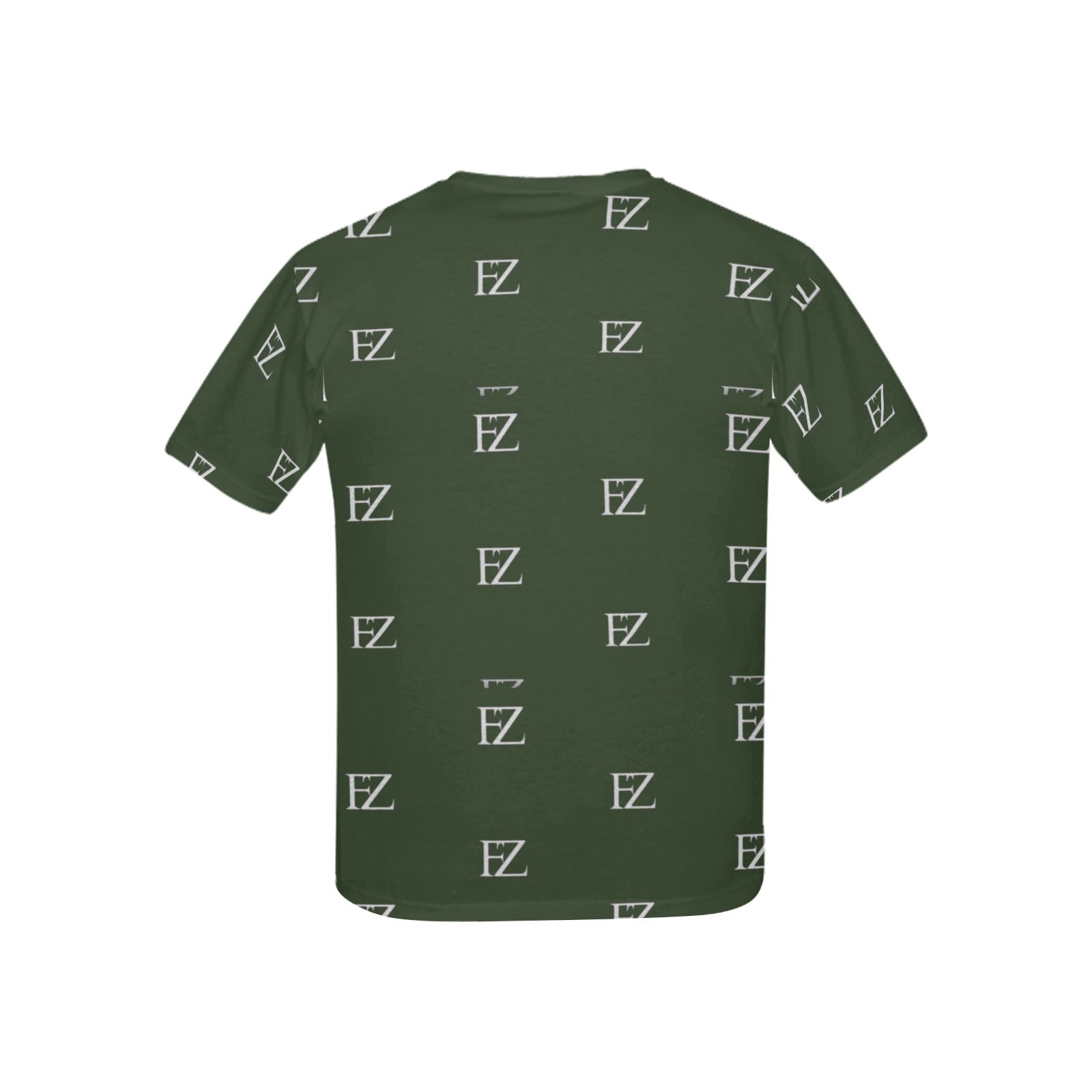 fz kids tee - green kid's all over print t-shirt(usa size)(model t40)