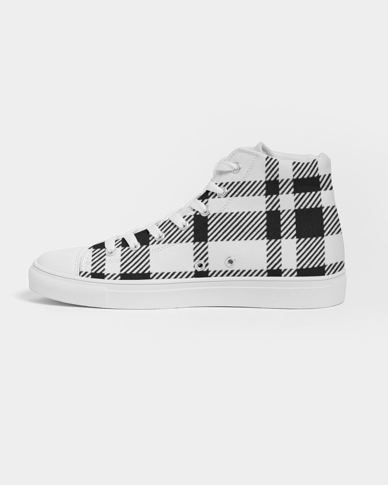 plaid flite too women's hightop canvas shoe