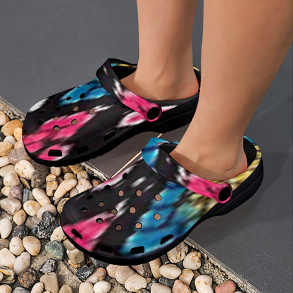 fz unisex sandals - abstract custom print adults clogs