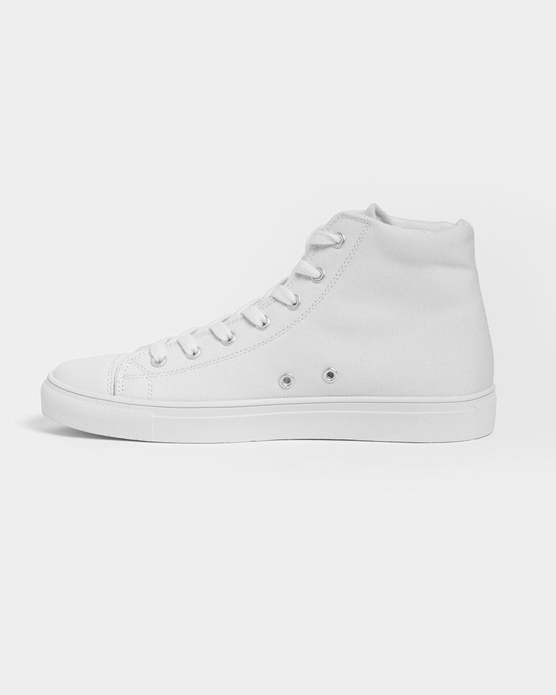 white flite men's hightop canvas shoe