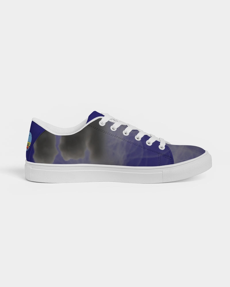 blue sea men's faux-leather sneaker