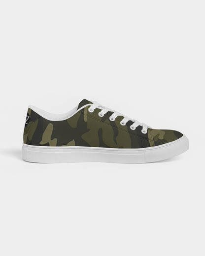 darker shade men's faux-leather sneaker