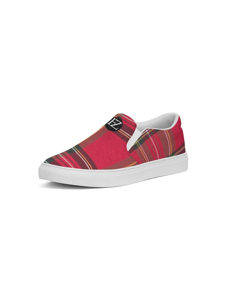 fz plaid too women's slip-on canvas shoe