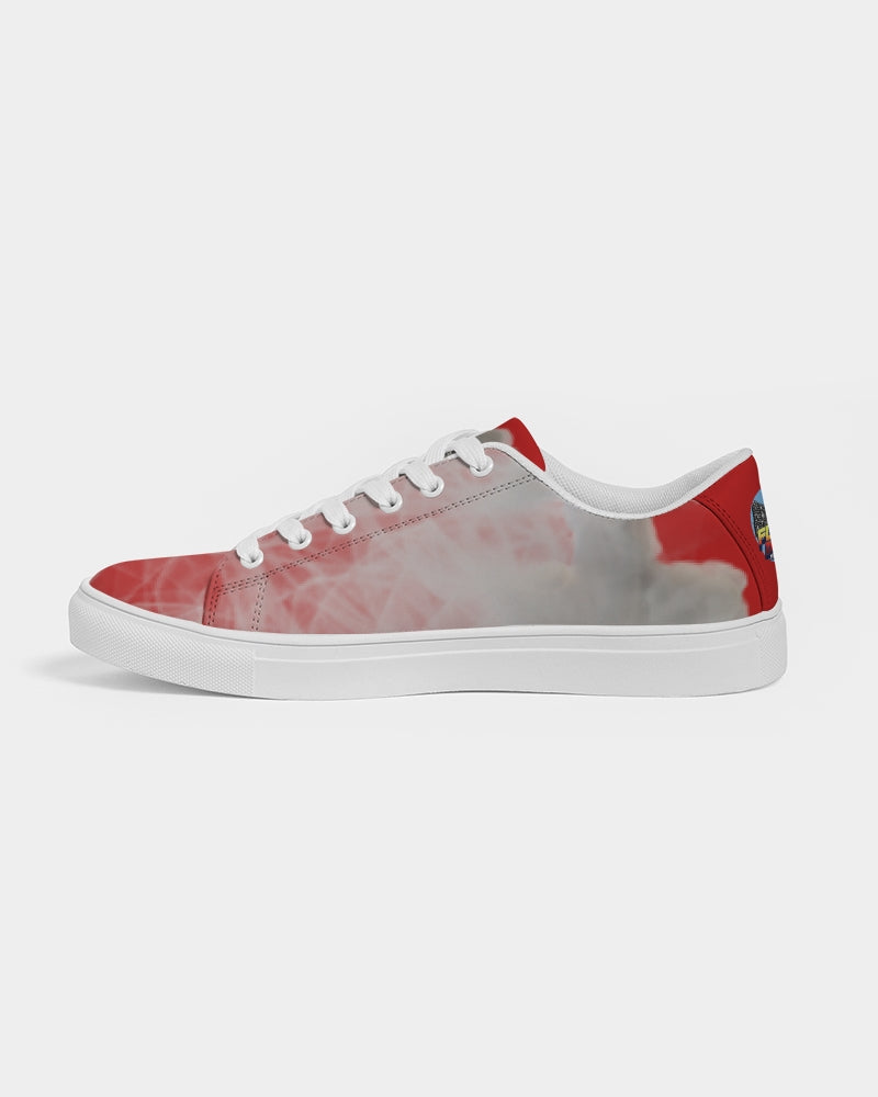 red zone men's faux-leather sneaker