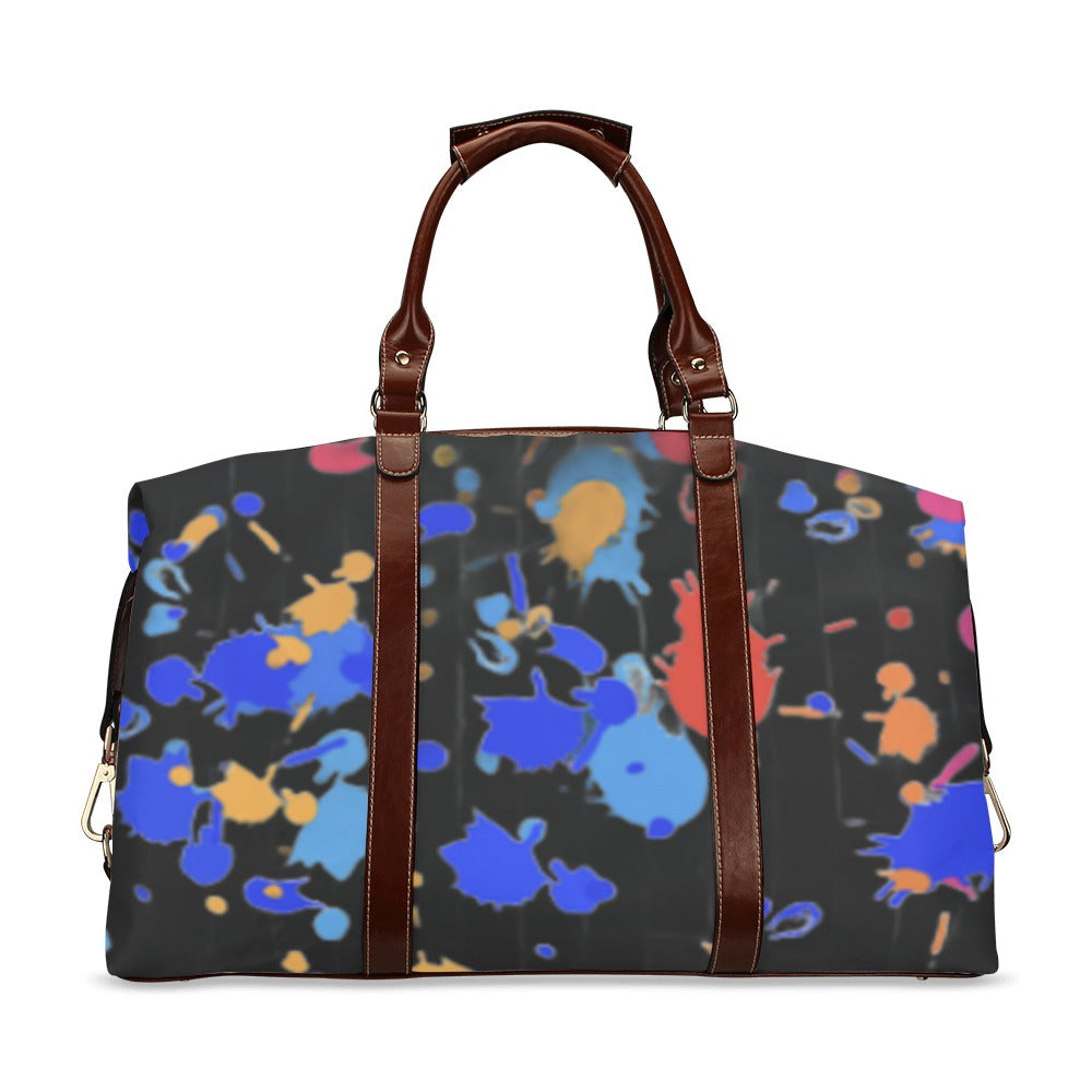 fz paint print travel bag flight bag(model 1643)