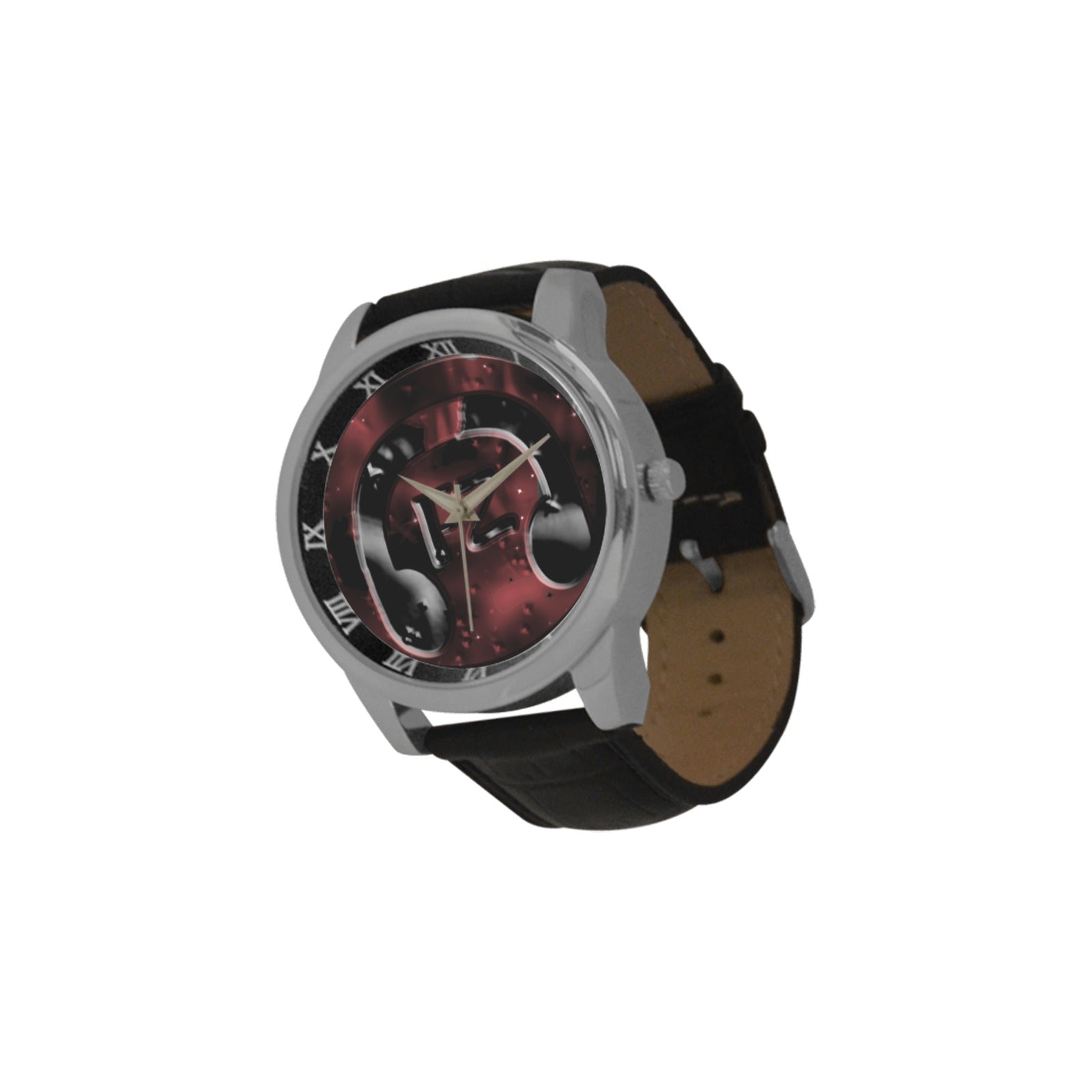 fz original watch too men's leather strap large dial watch (model 213)