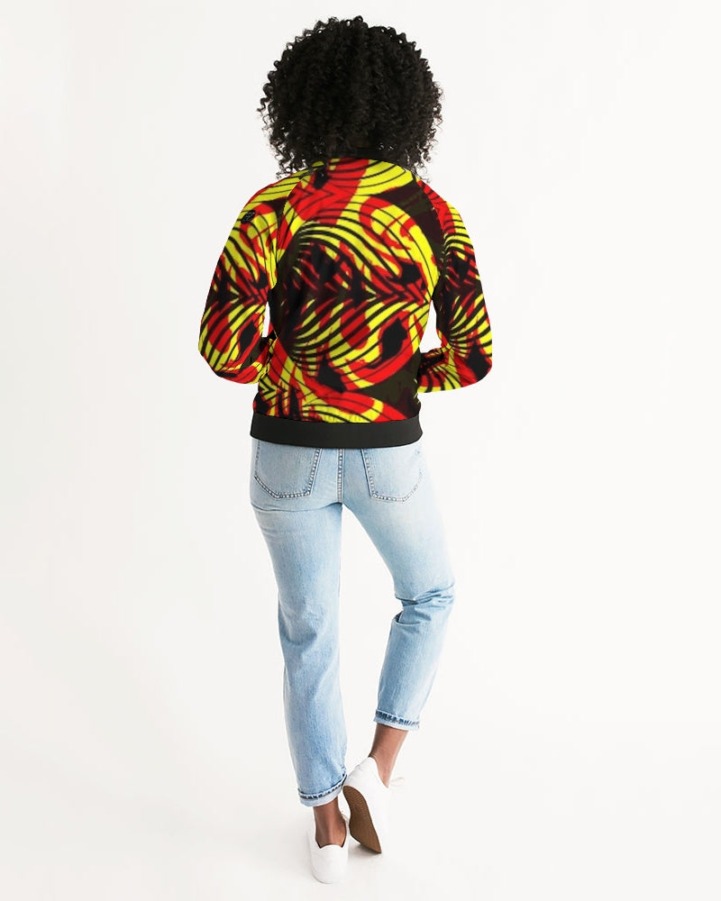 FZ AFRICAN PRINT Women's Bomber Jacket - FZwear