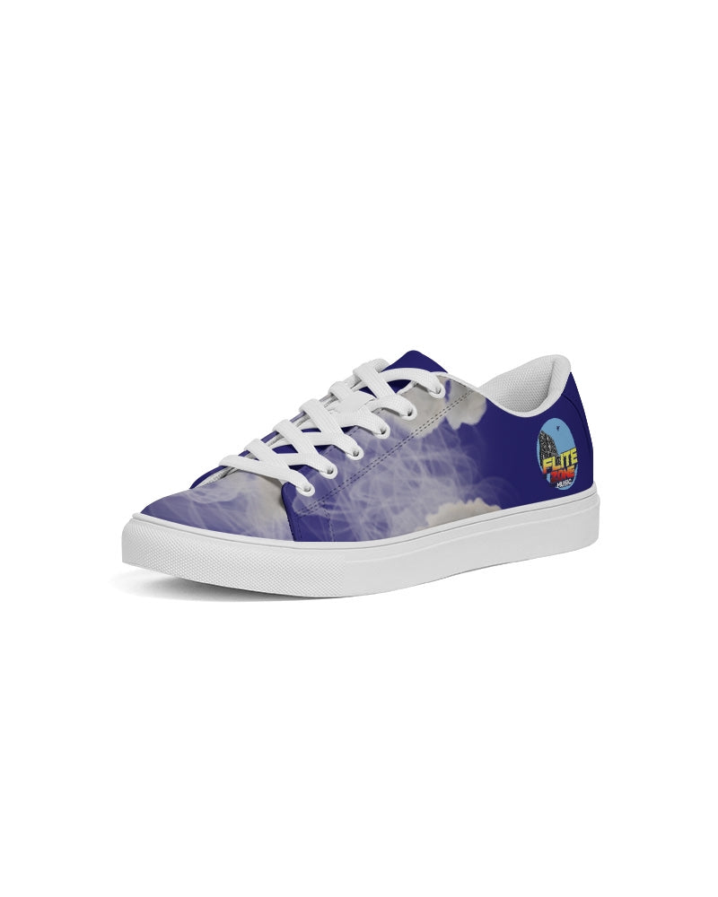 blue zone women's faux-leather sneaker