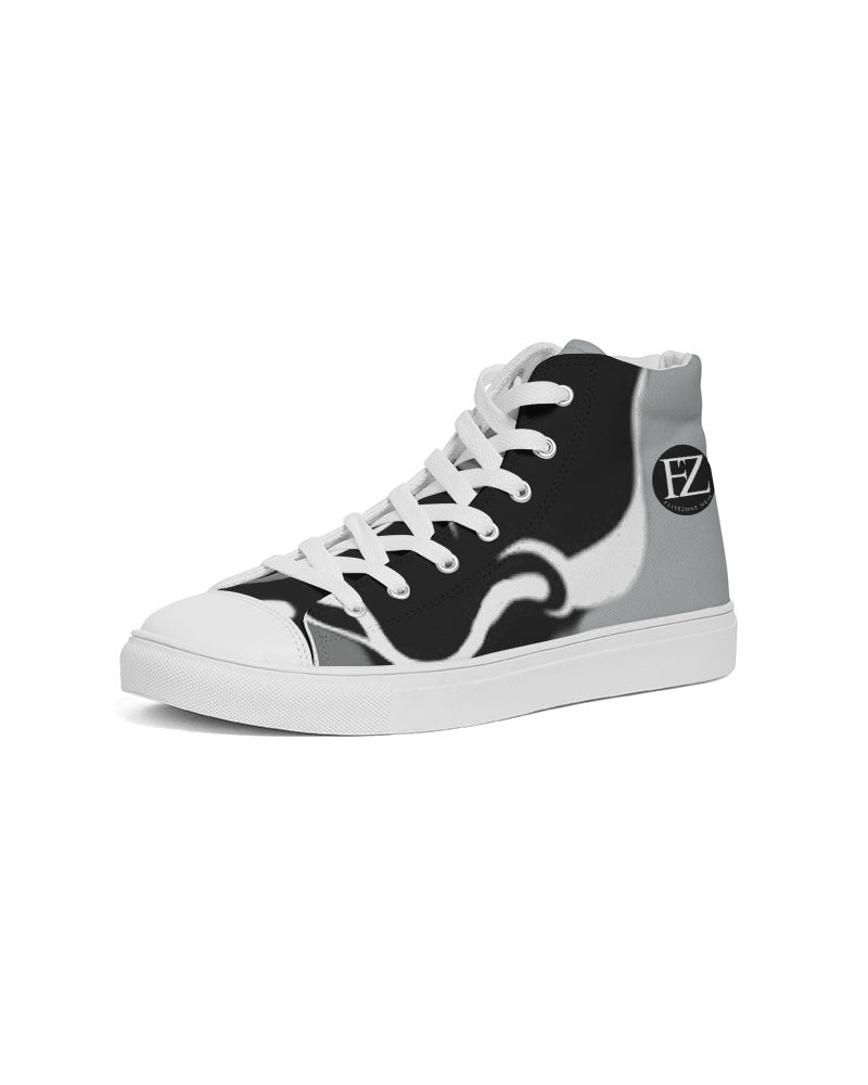grey zone women's hightop canvas shoe