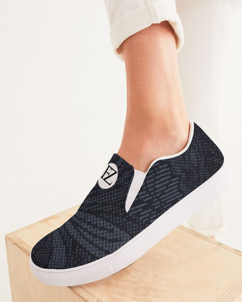 fz abstract women's slip-on canvas shoe