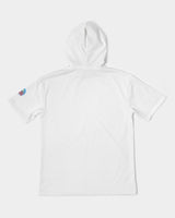 white flite men's premium heavyweight short sleeve hoodie