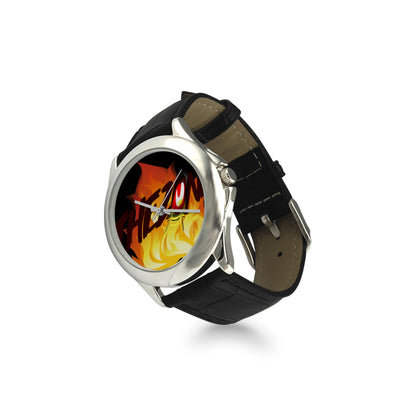 fz women's watch - fire zone women's classic leather strap watch (model 203)