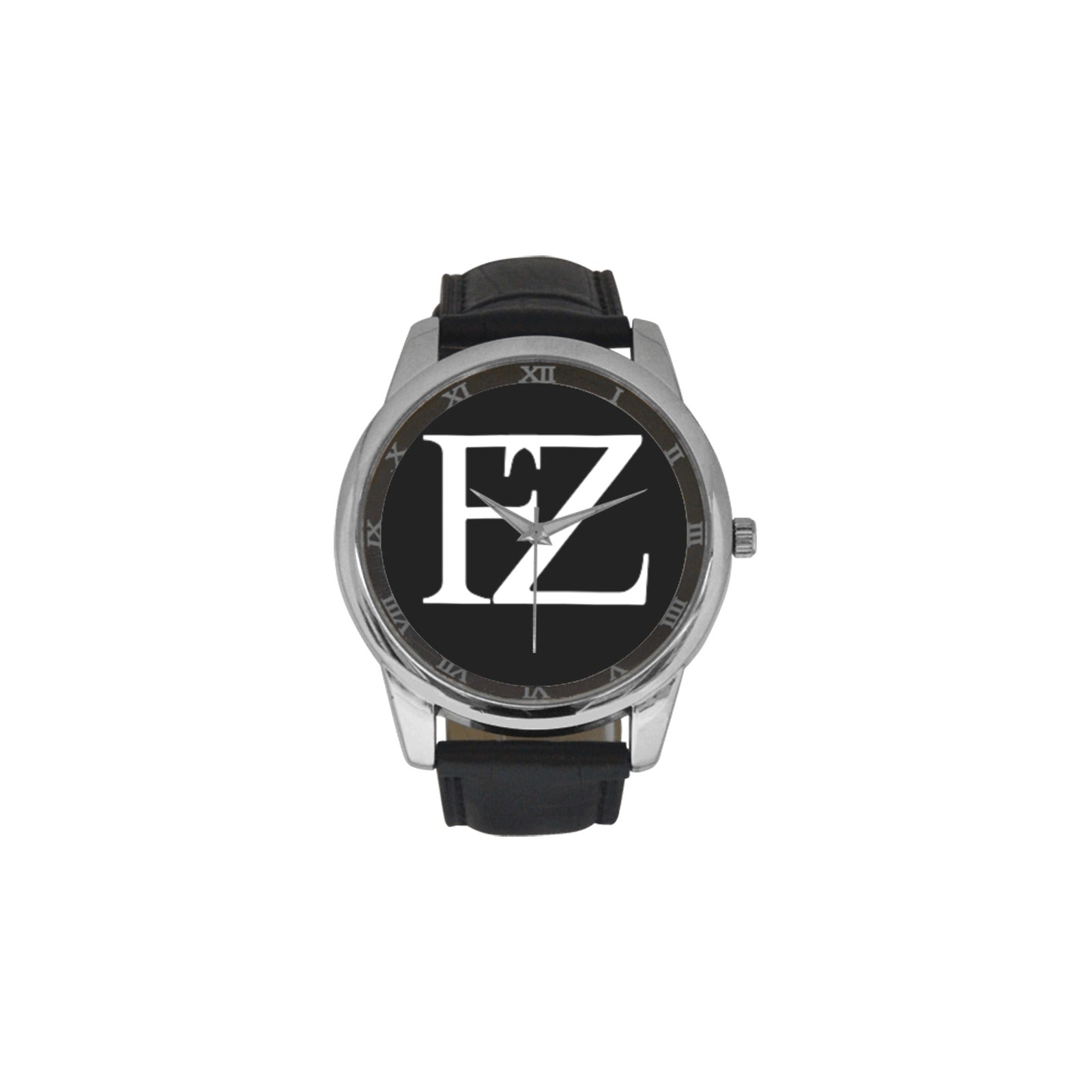 fz original watch men's leather strap large dial watch (model 213)
