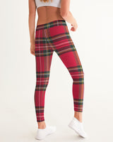 fz plaid too women's yoga pants