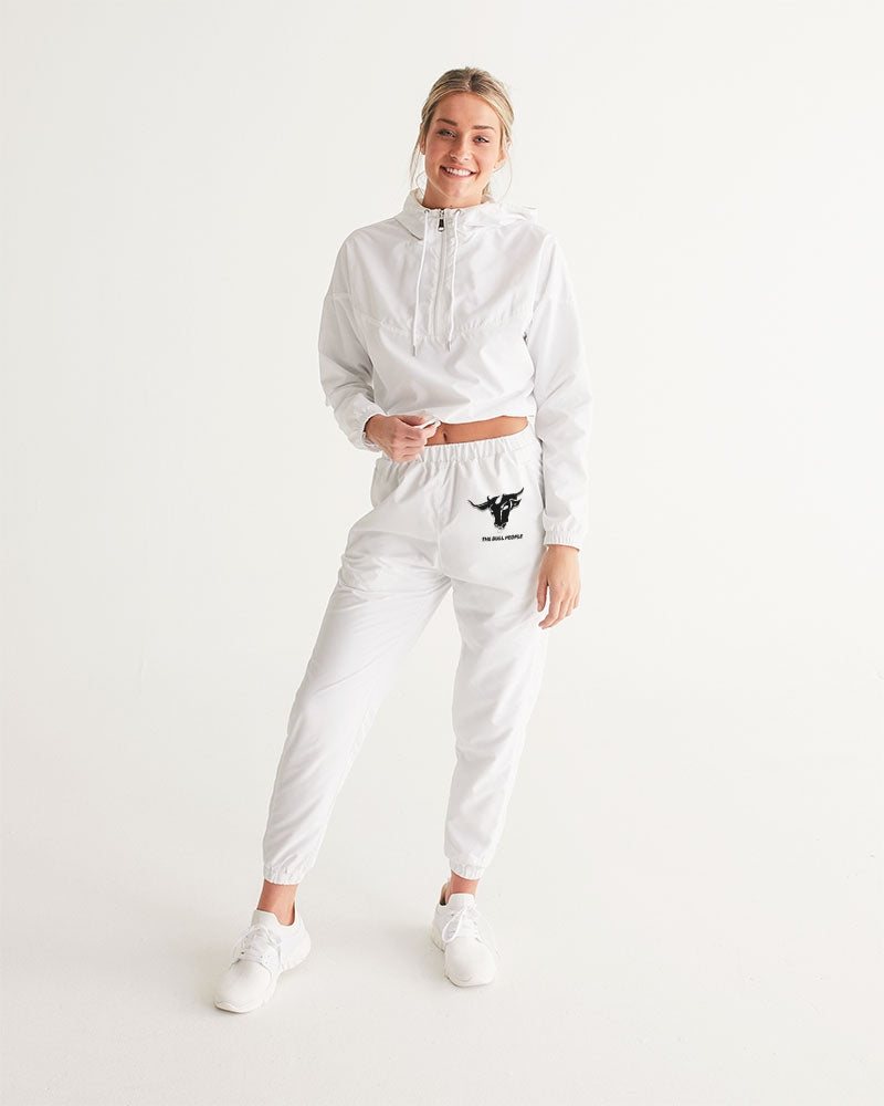 the white  bull women's track pants