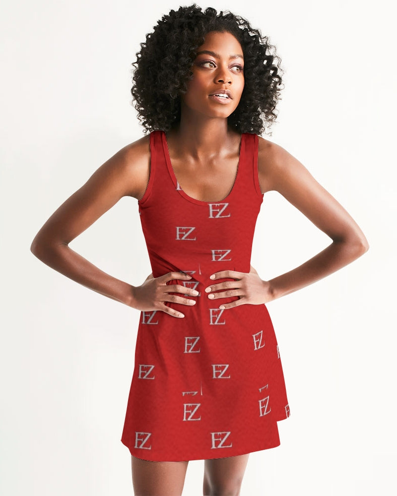 FZ ORIGINAL RED 2 Women's Racerback Dress - FZwear