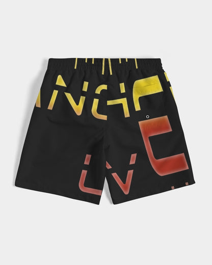 black zone men's swim trunk