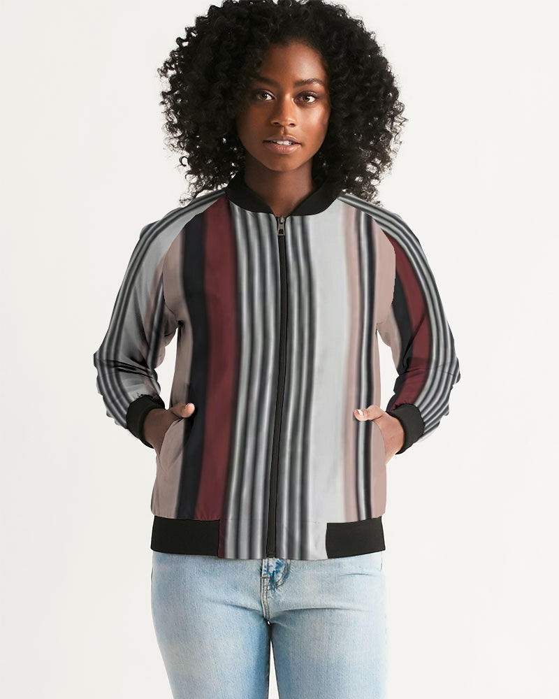 fz stripe zone women's bomber jacket