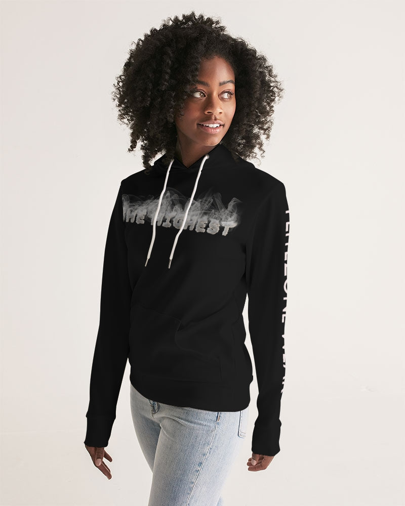 smokin black women's hoodie