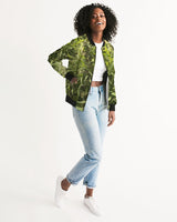 fz weed zone women's bomber jacket