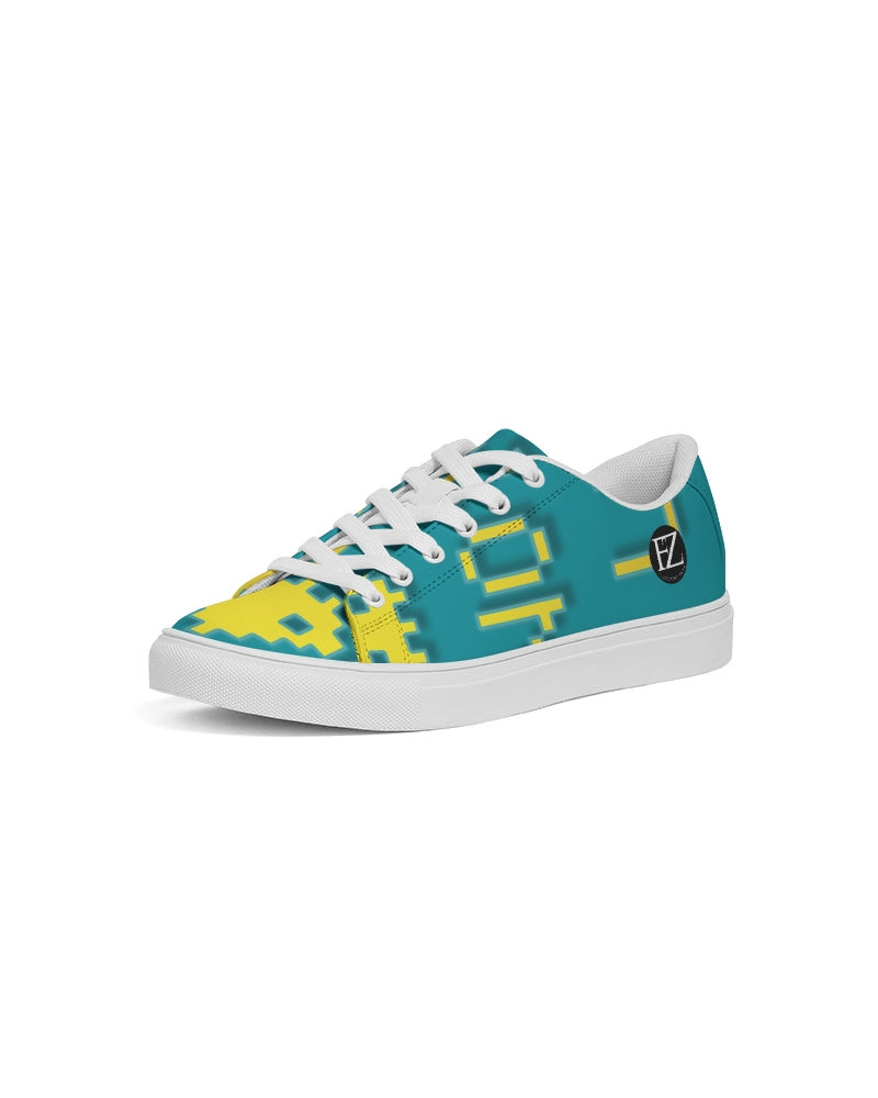 blue sky women's faux-leather sneaker