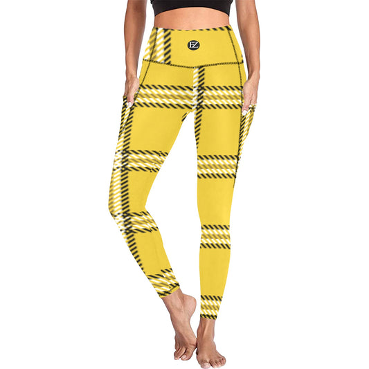 fz women's leggings 2 all over print high waist leggings with pockets (modell56)
