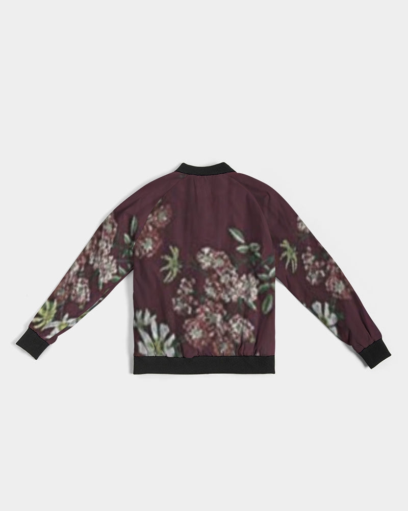 fz flower zone women's bomber jacket