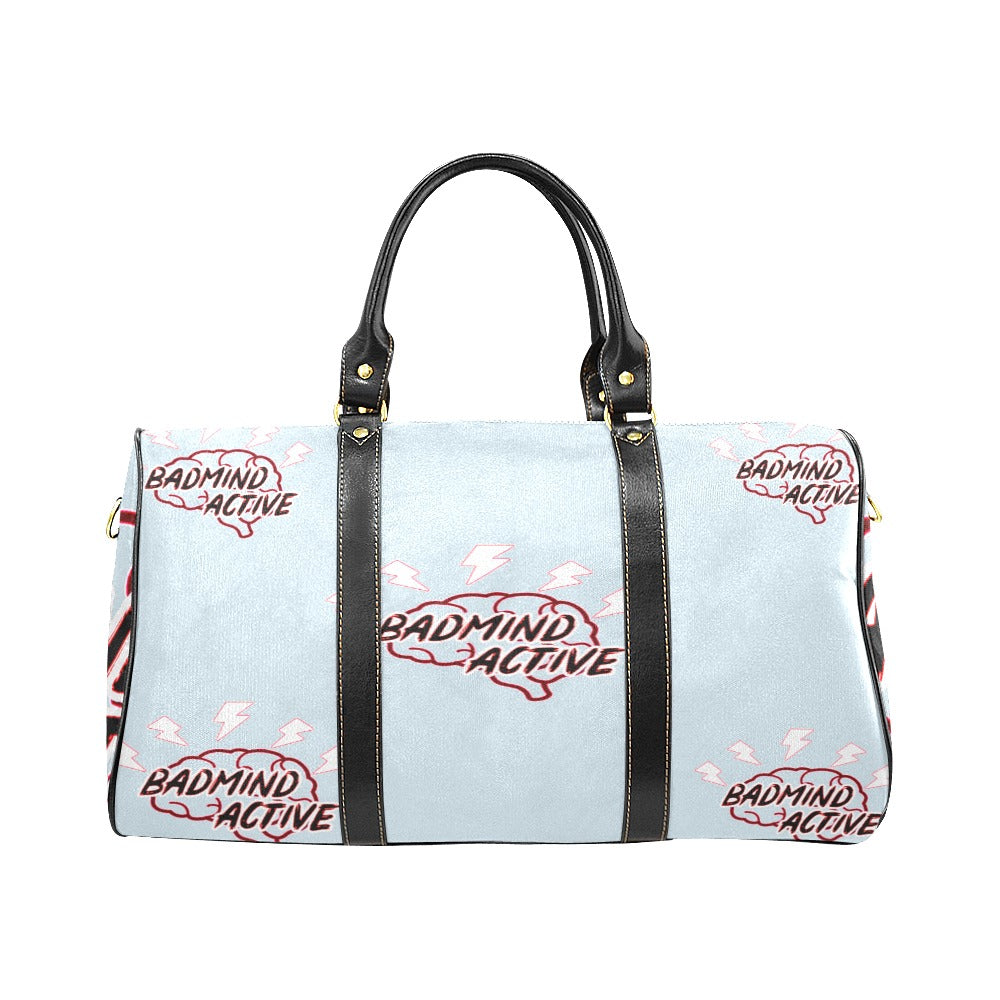 fz mind travel bag one size / fz mind travel bag - sky blue travel bag (black) (model1639)