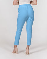 blue sky women's belted tapered pants