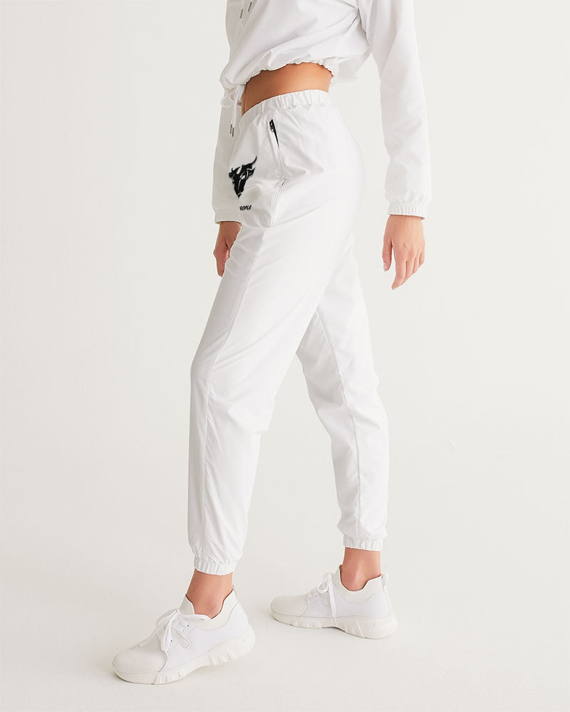 the white  bull women's track pants