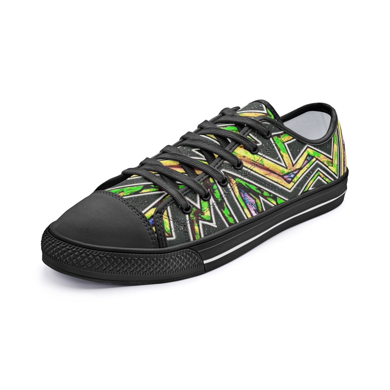 FZ African Print Unisex Low Top Canvas Shoes - FZwear