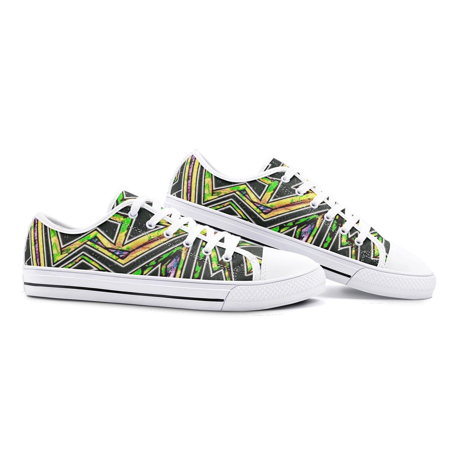 FZ African Print Unisex Low Top Canvas Shoes - FZwear