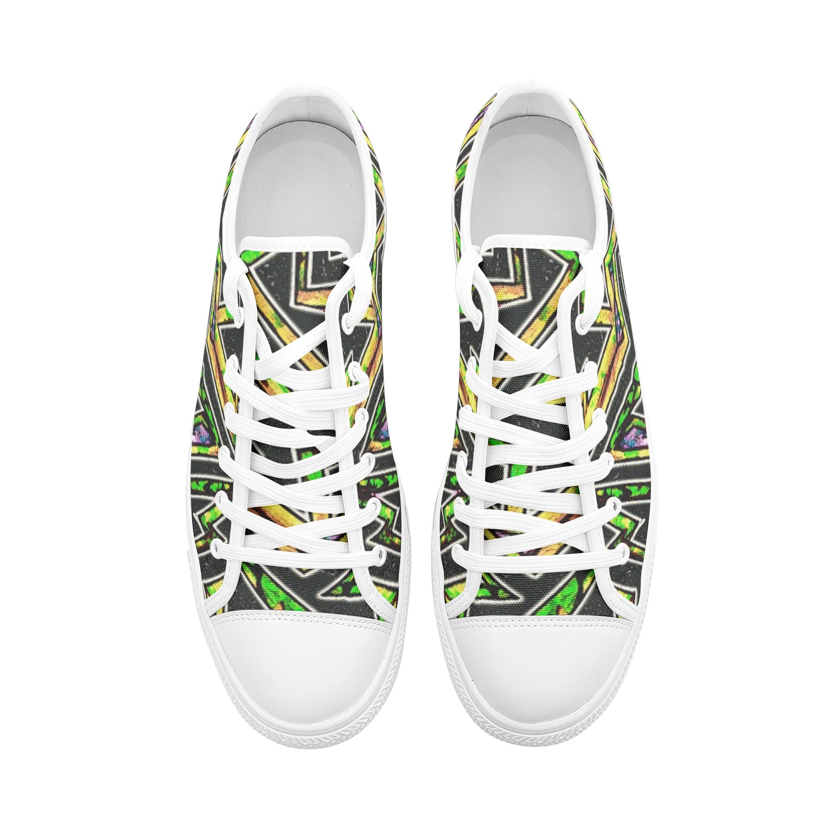 FZ African Print Unisex Low Top Canvas Shoes - FZwear