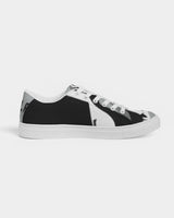 grey zone women's faux-leather sneaker