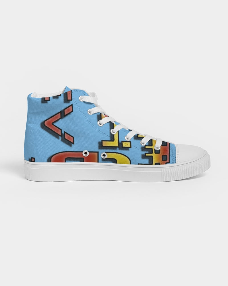blue sky zone men's hightop canvas shoe