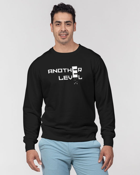the highest men's classic french terry crewneck pullover