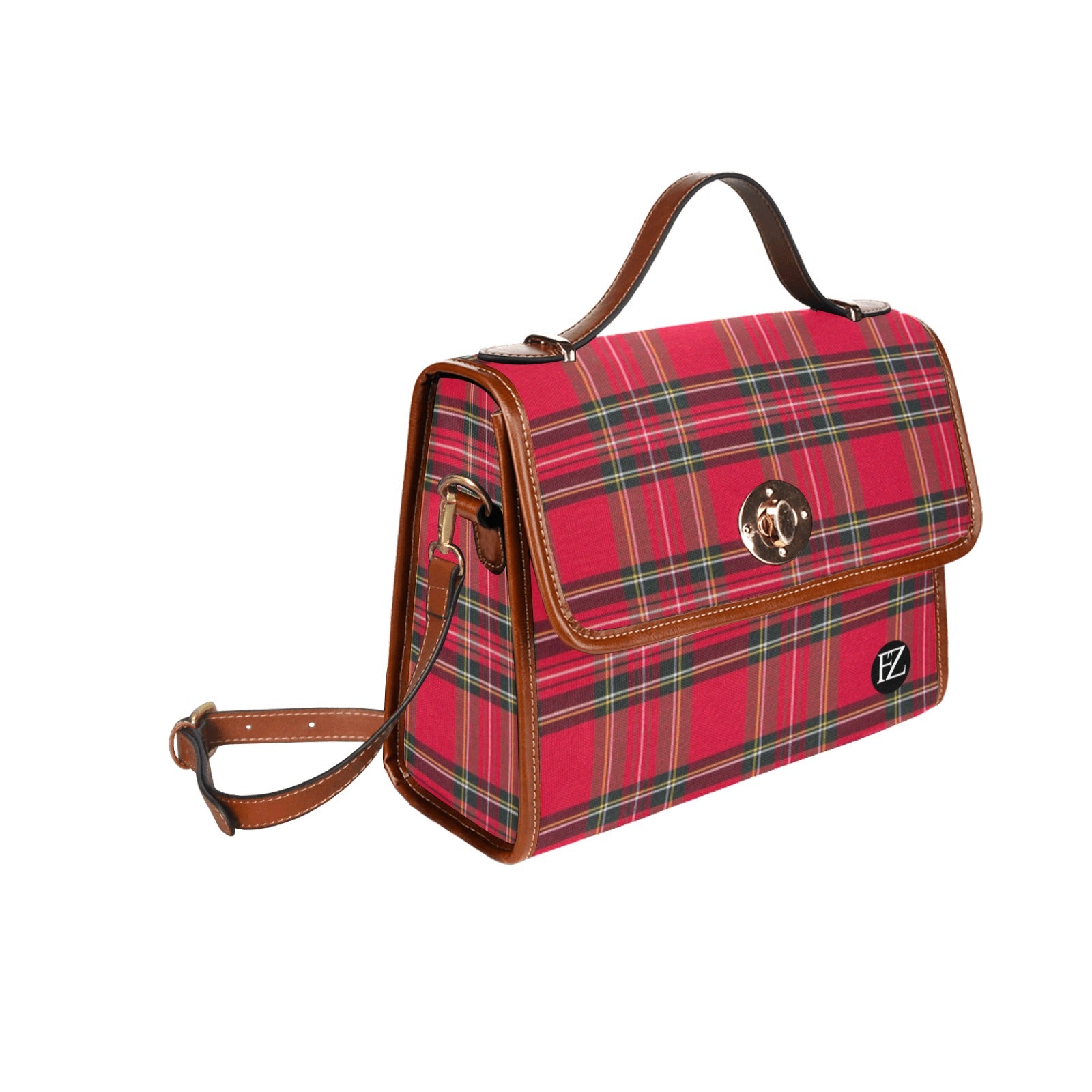 fz plaid handbag