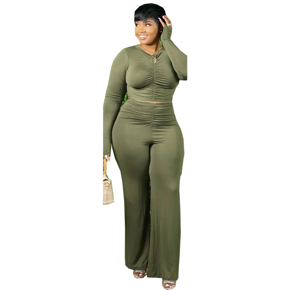 fz plus size women pant suit