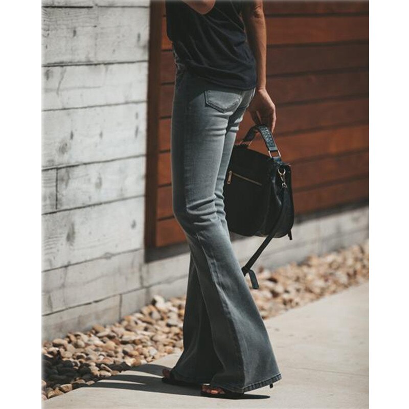 fz women wide leg jeans denim pants