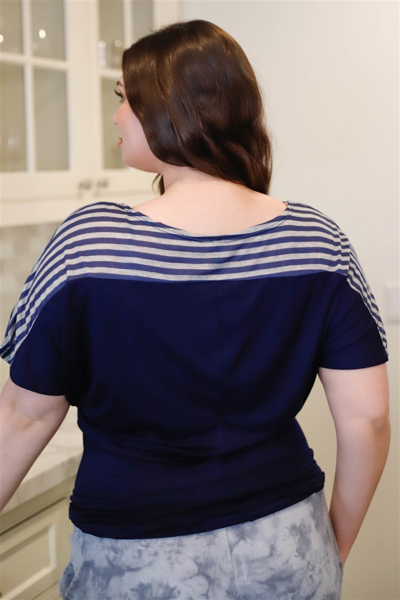 fz plus size short sleeve top