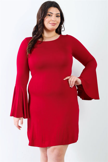 fz plus size mini dress